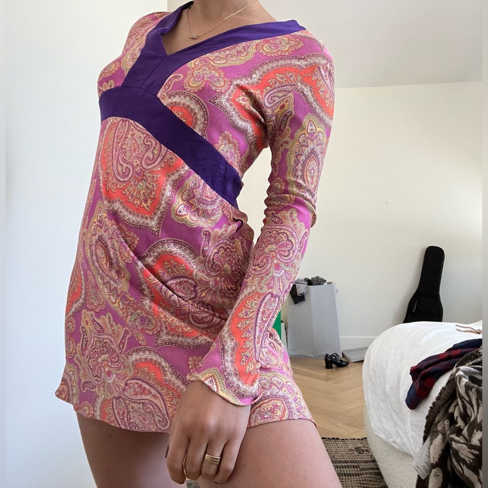 fun 60’s laurel canyon vibe costume dress